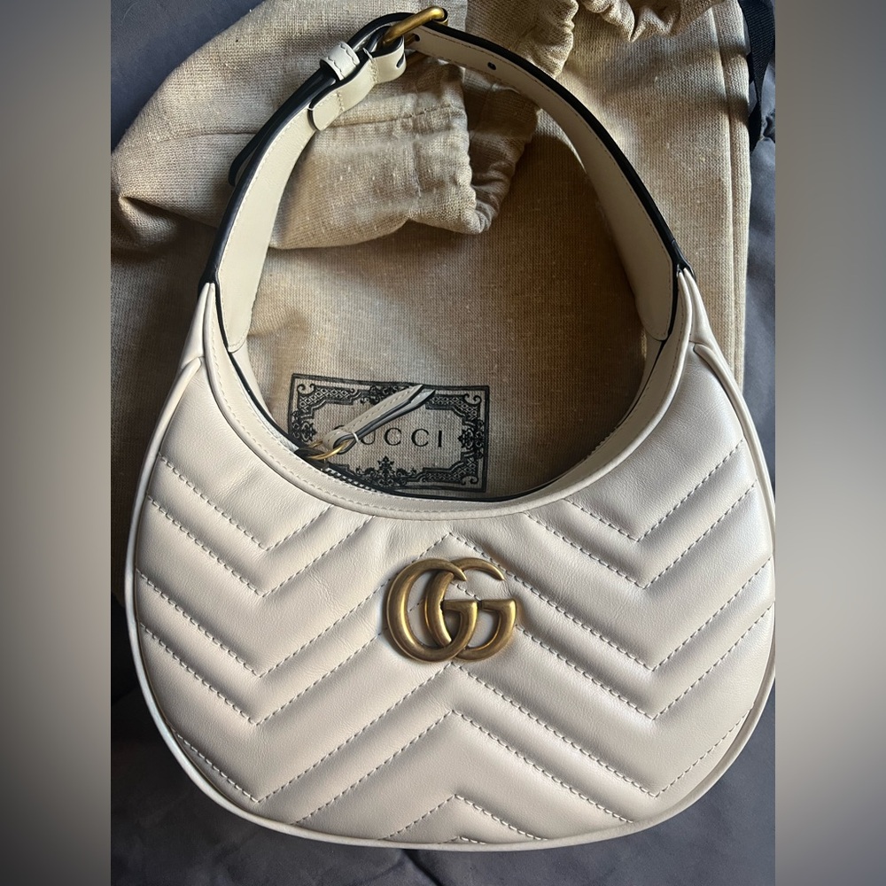 GUCCI GG Marmont Quilted Leather Mini shoulder bag